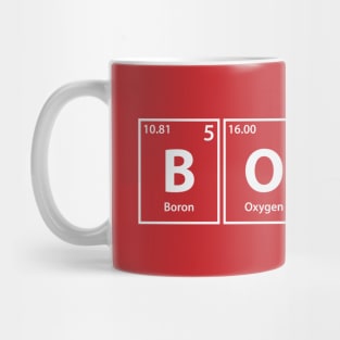 Bogey (B-O-Ge-Y) Periodic Elements Spelling Mug